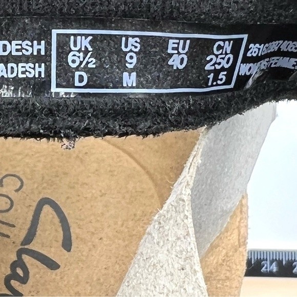 Clarks Women's Merliah Sheryl Black Leather Floral T-Strap Wedge Sandals Shoes 9 - Picture 12 of 12